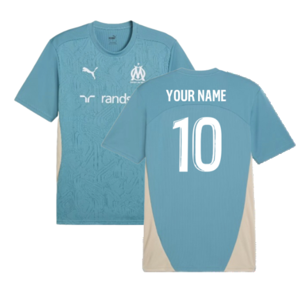 2024-2025 Marseille Training Shirt (Bold Blue) (Your Name)