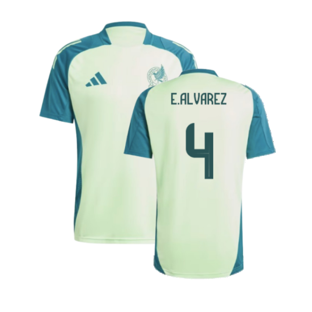 2024-2025 Mexico Training Jersey (Green) (E.ALVAREZ 4)