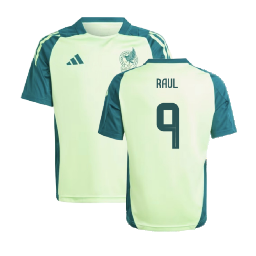 2024-2025 Mexico Training Jersey (Green) - Kids (RAUL 9)