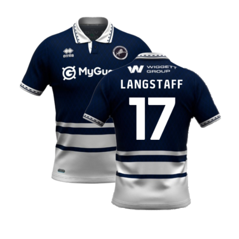 2024-2025 Millwall Home Shirt (Langstaff 17)