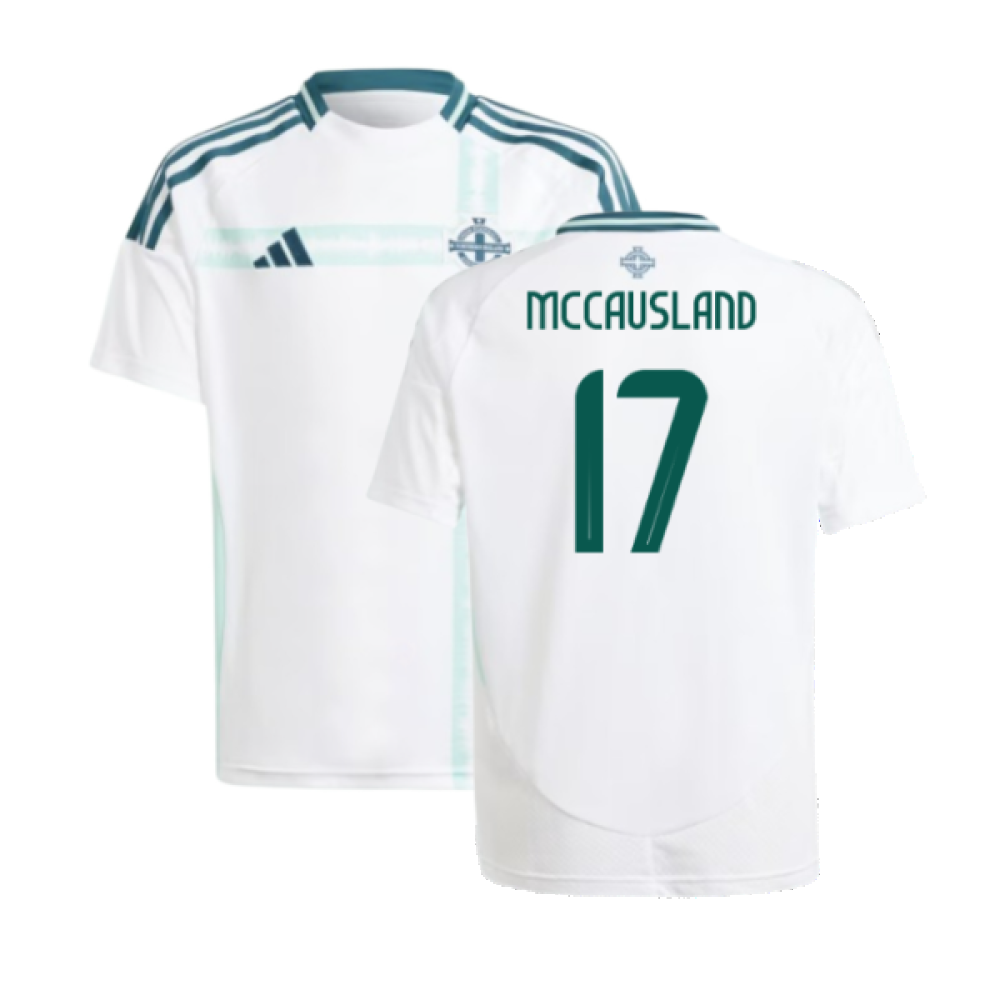 2024-2025 Northern Ireland Away Shirt - Kids (McCausland 17)