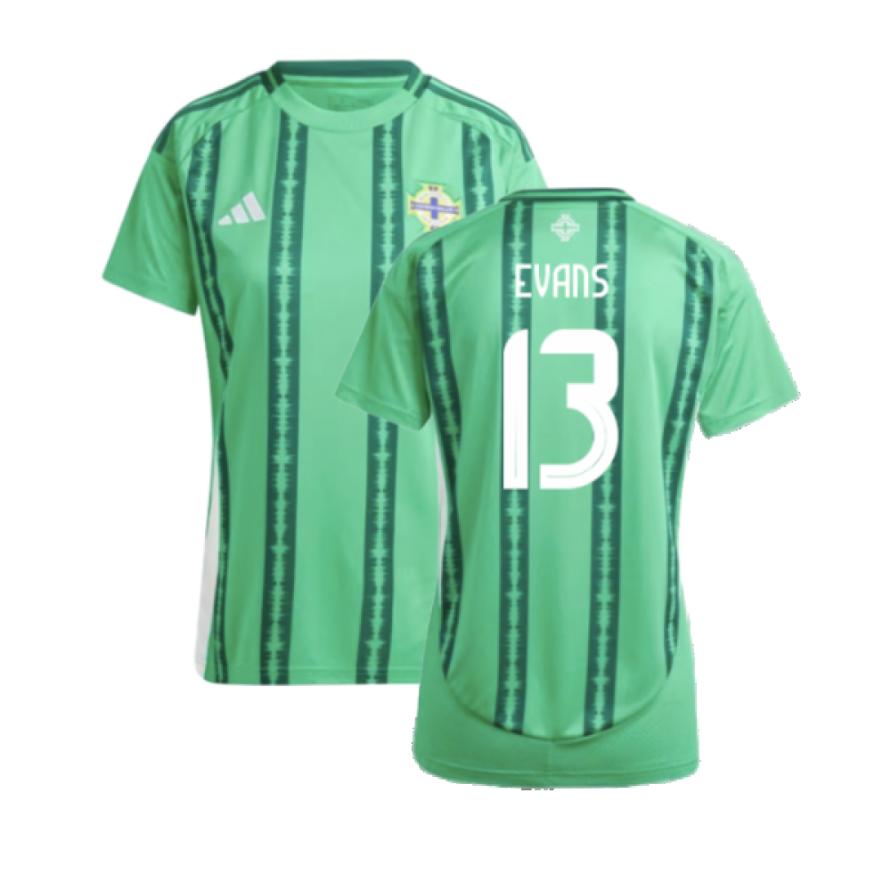 2024-2025 Northern Ireland Home Shirt - Womens (Evans 13)