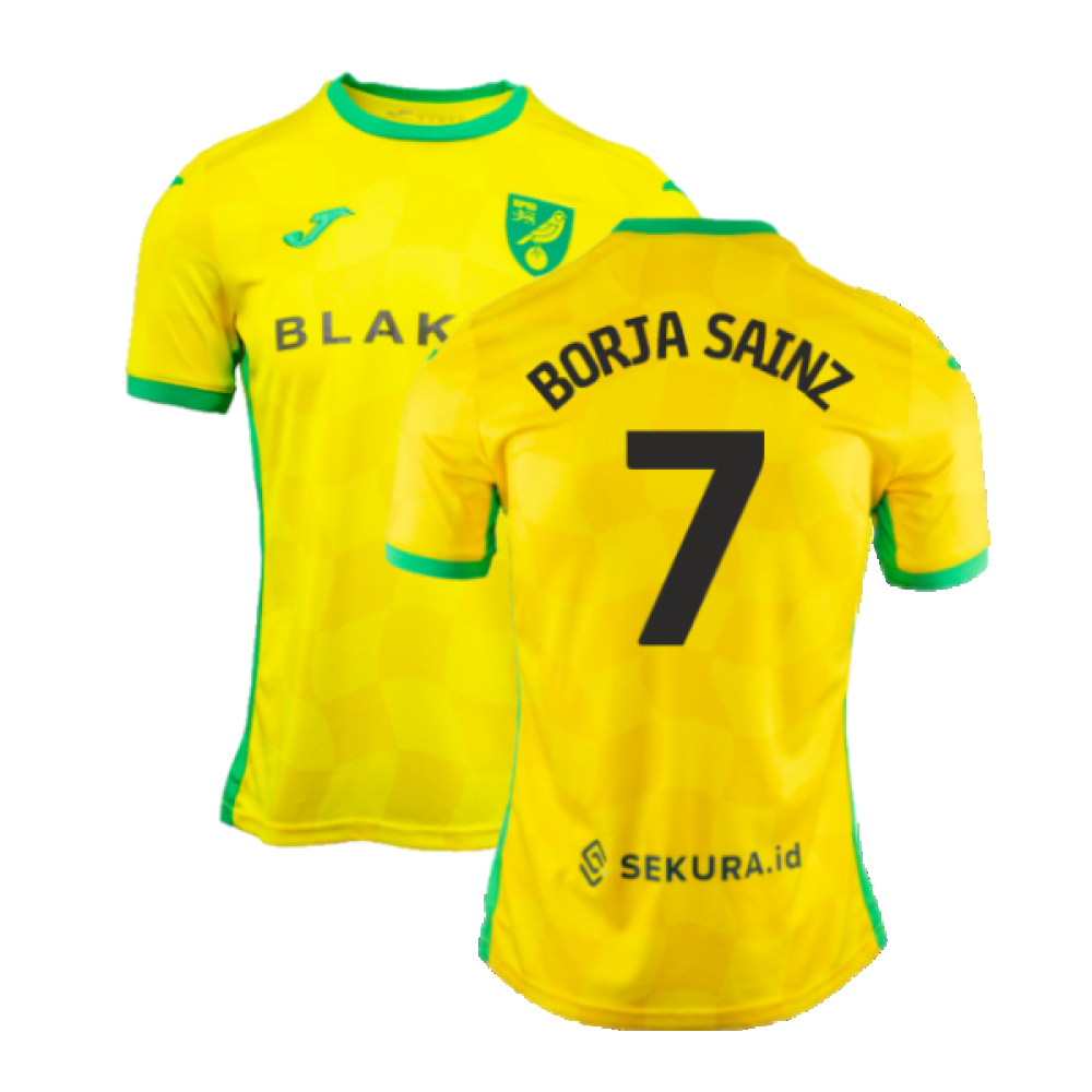 2024-2025 Norwich Home Shirt (Borja Sainz 7)