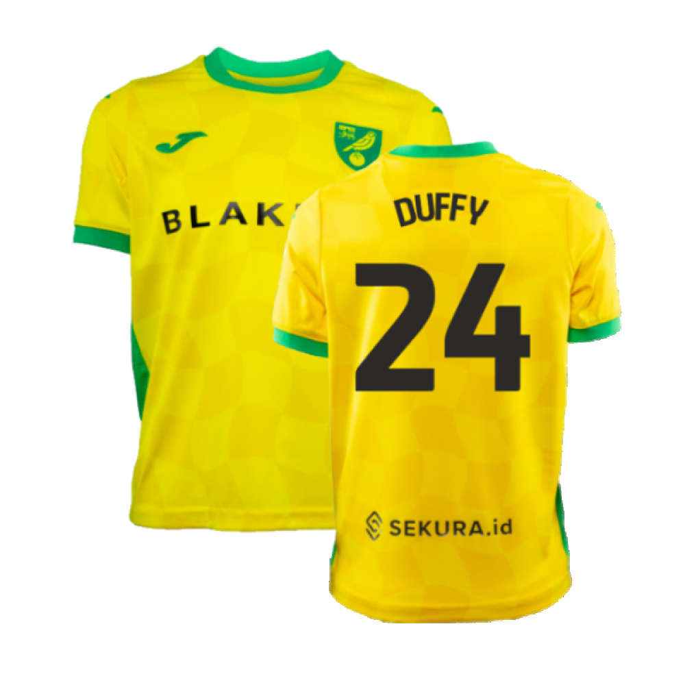 2024-2025 Norwich Home Shirt (Kids) (Duffy 24)