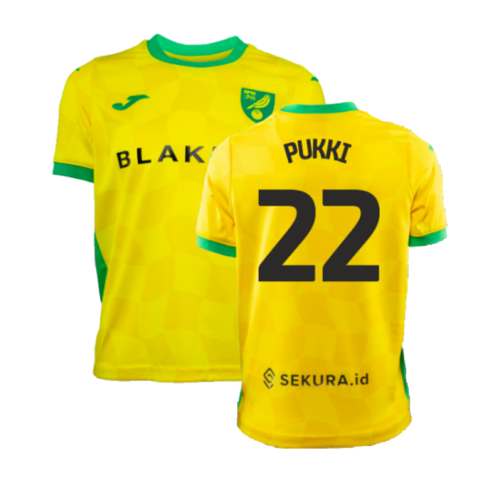 2024-2025 Norwich Home Shirt (Kids) (Pukki 22)