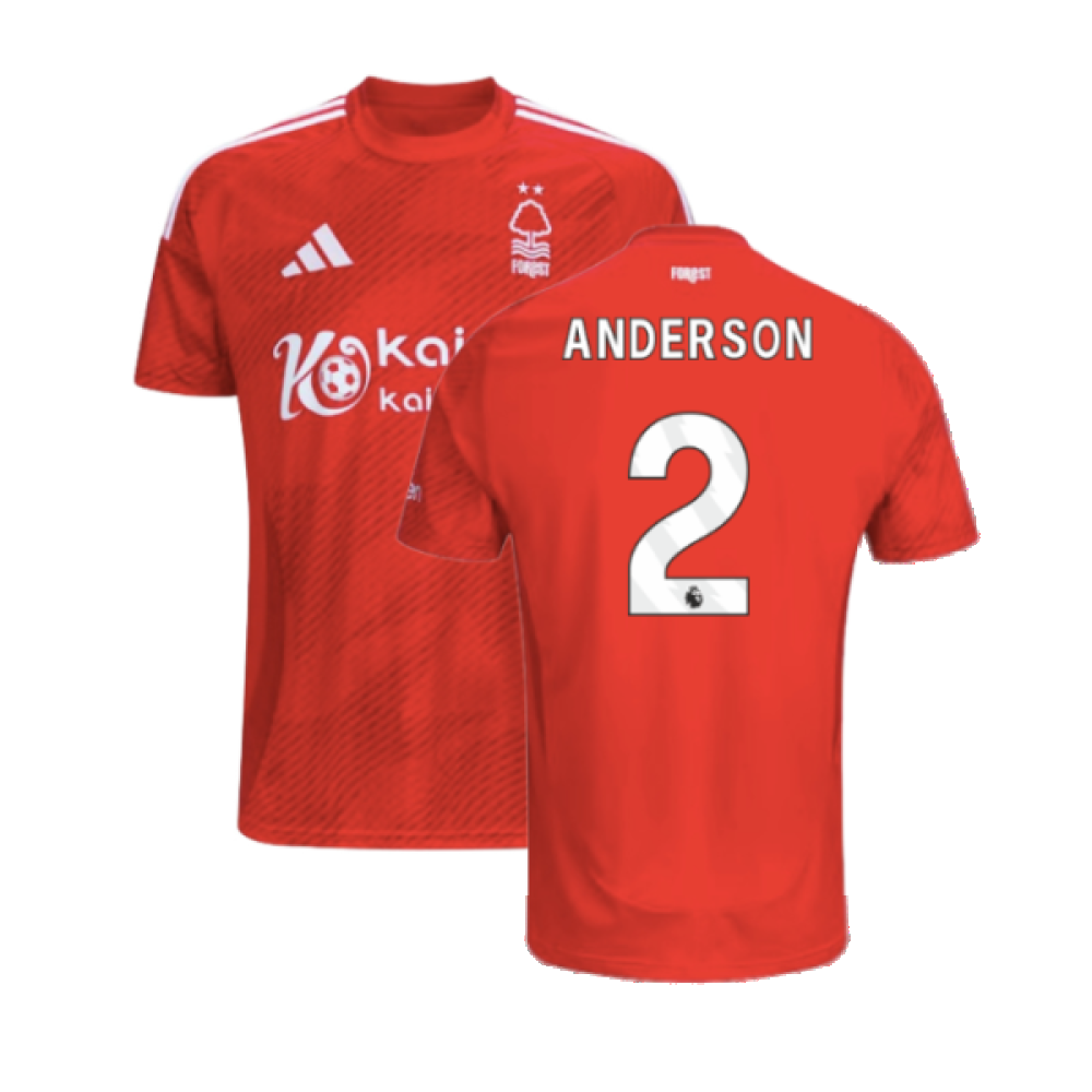 2024-2025 Nottingham Forest Home Shirt (Anderson 2)