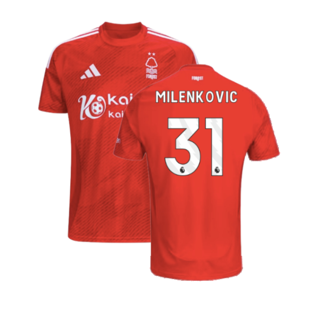 2024-2025 Nottingham Forest Home Shirt (Milenkovic 31)