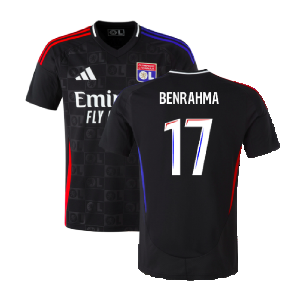 2024-2025 Olympique Lyon Away Shirt (Benrahma 17)