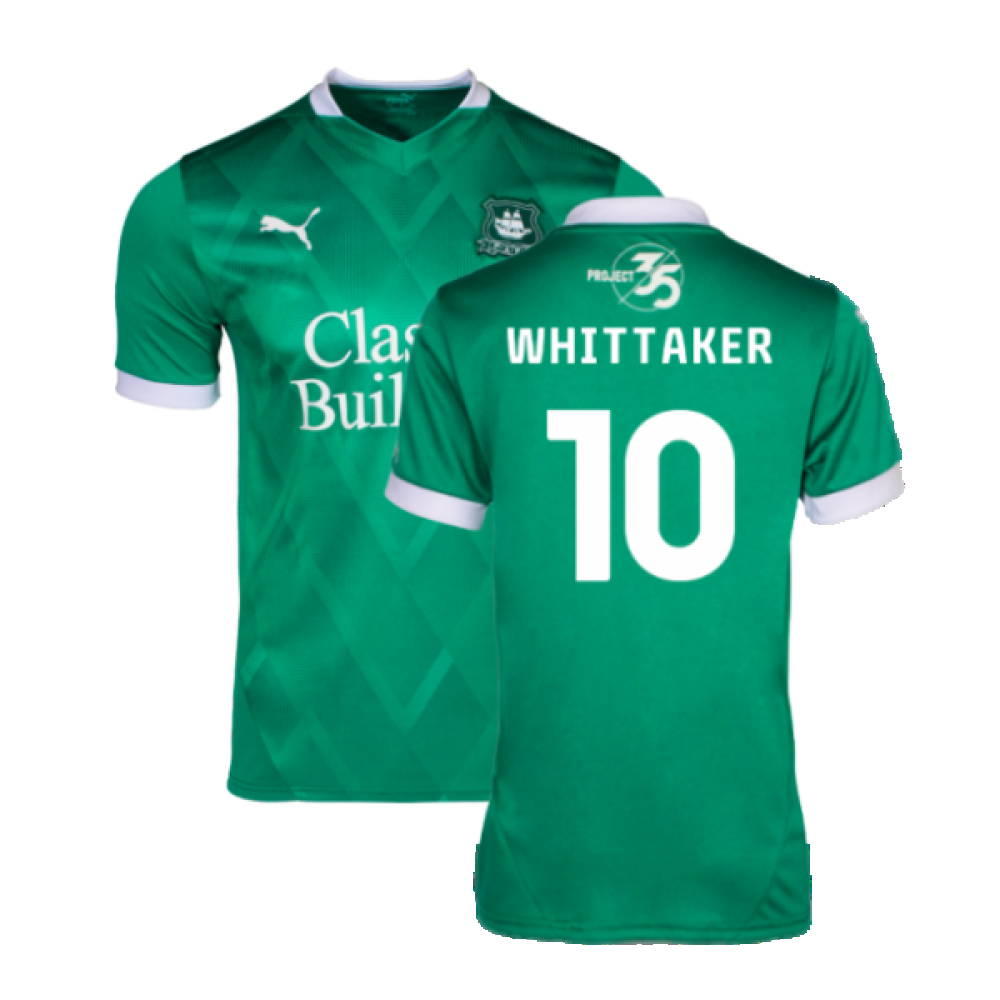 2024-2025 Plymouth Argyle Home Shirt (Whittaker 10)