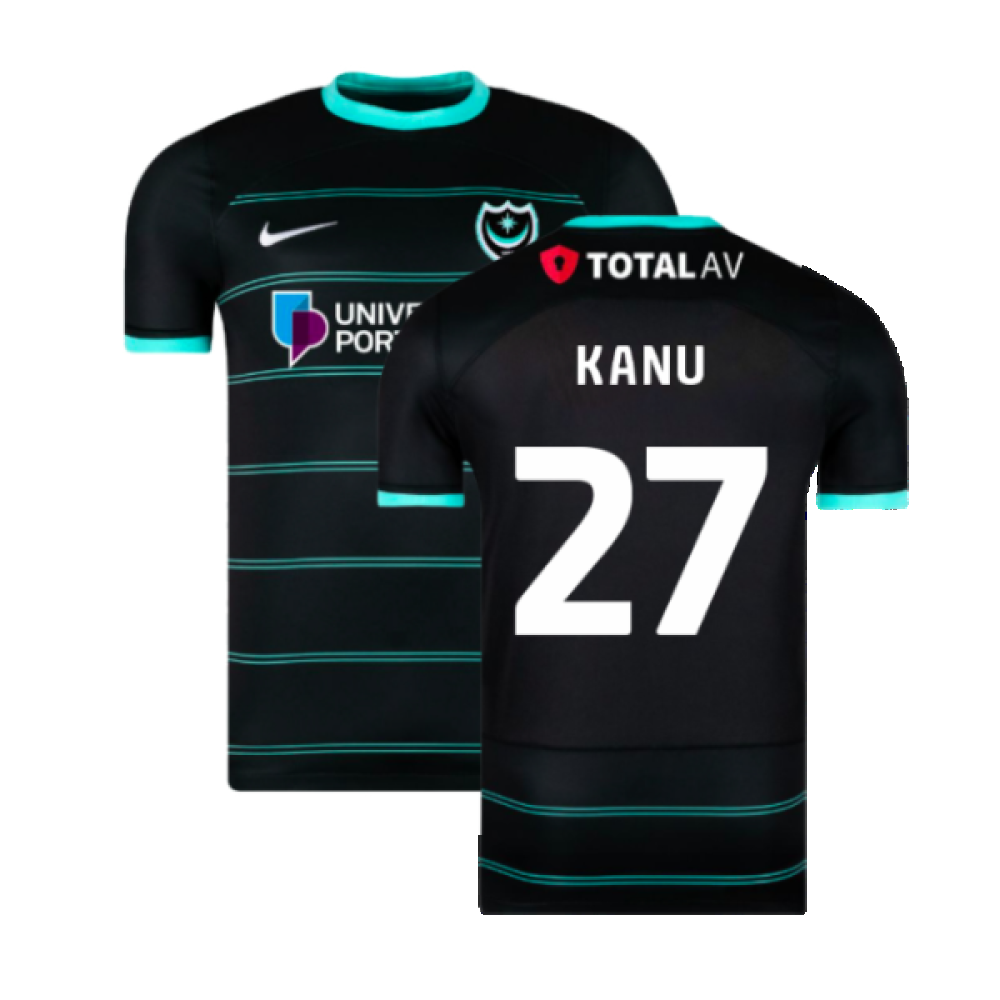 2024-2025 Portsmouth Away Shirt (Kids) (Kanu 27)