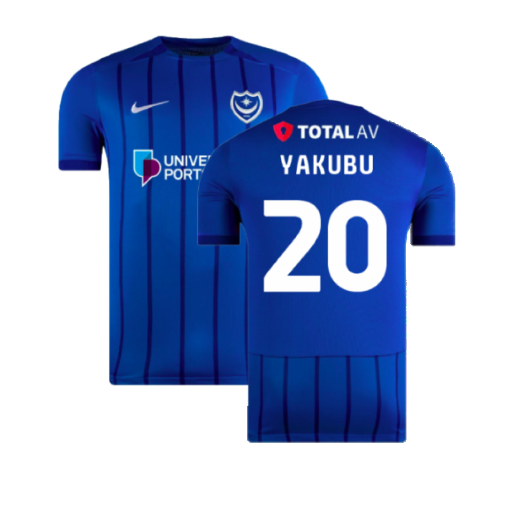 2024-2025 Portsmouth Home Shirt (Kids) (Yakubu 20)