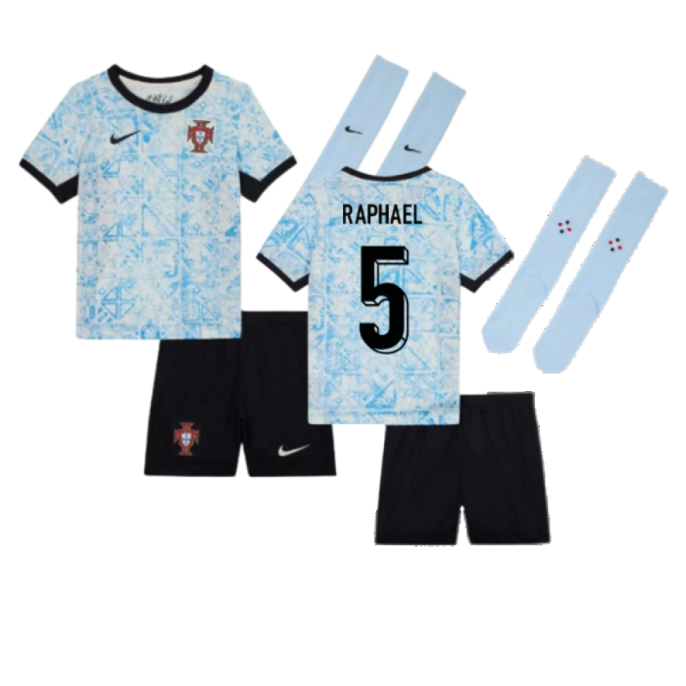 2024-2025 Portugal Away Mini Kit (Raphael 5)