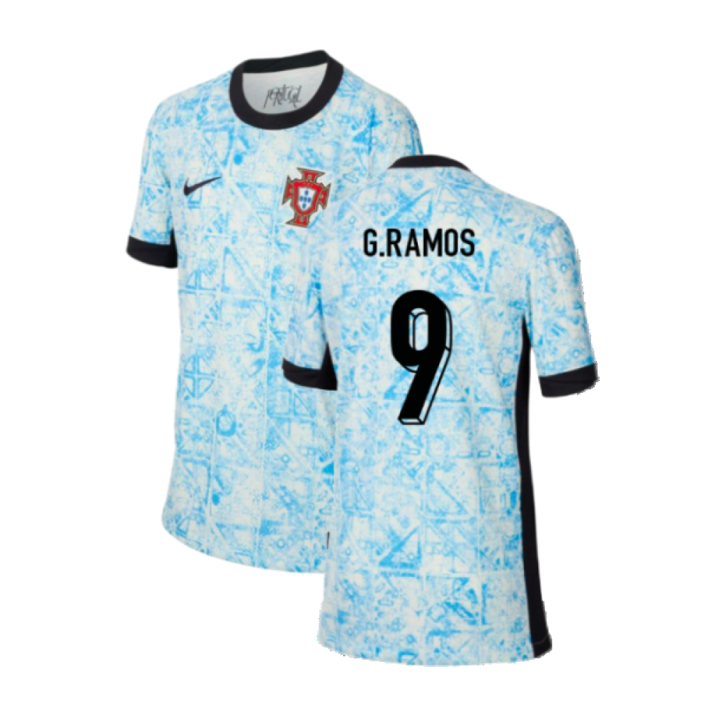 2024-2025 Portugal Away Shirt (Kids) (G.Ramos 9)