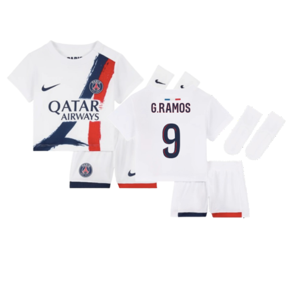 2024-2025 PSG Away Baby Kit (G.Ramos 9)