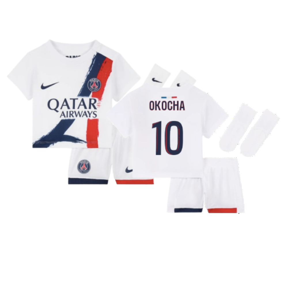 2024-2025 PSG Away Baby Kit (Okocha 10)