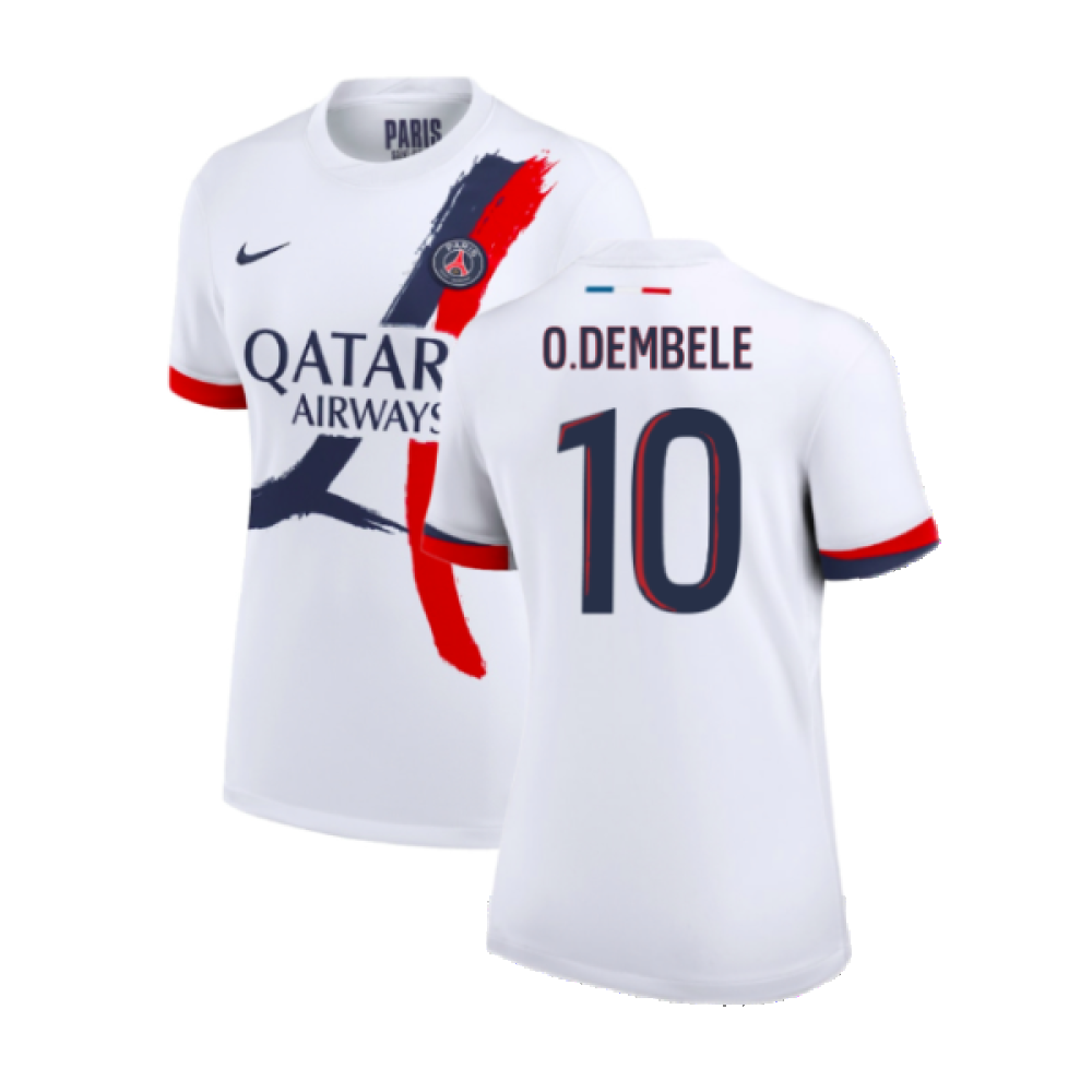 2024-2025 PSG Away Shirt (Womens) (O.Dembele 10)