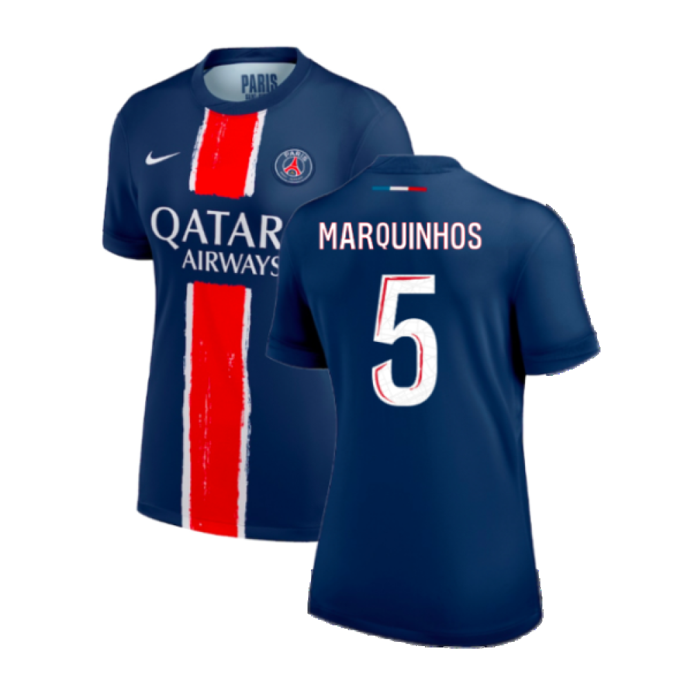 2024-2025 PSG Home Shirt (Womens) (Marquinhos 5)