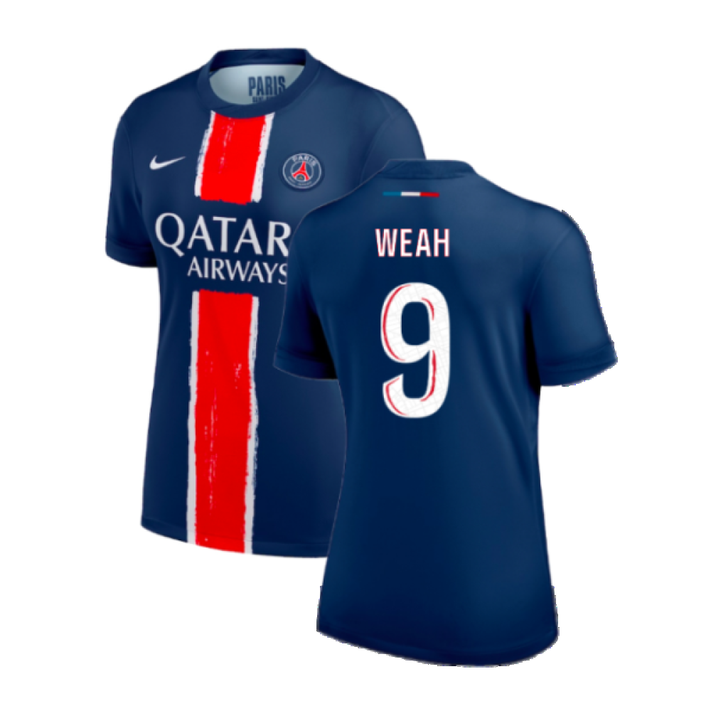 2024-2025 PSG Home Shirt (Womens) (Weah 9)