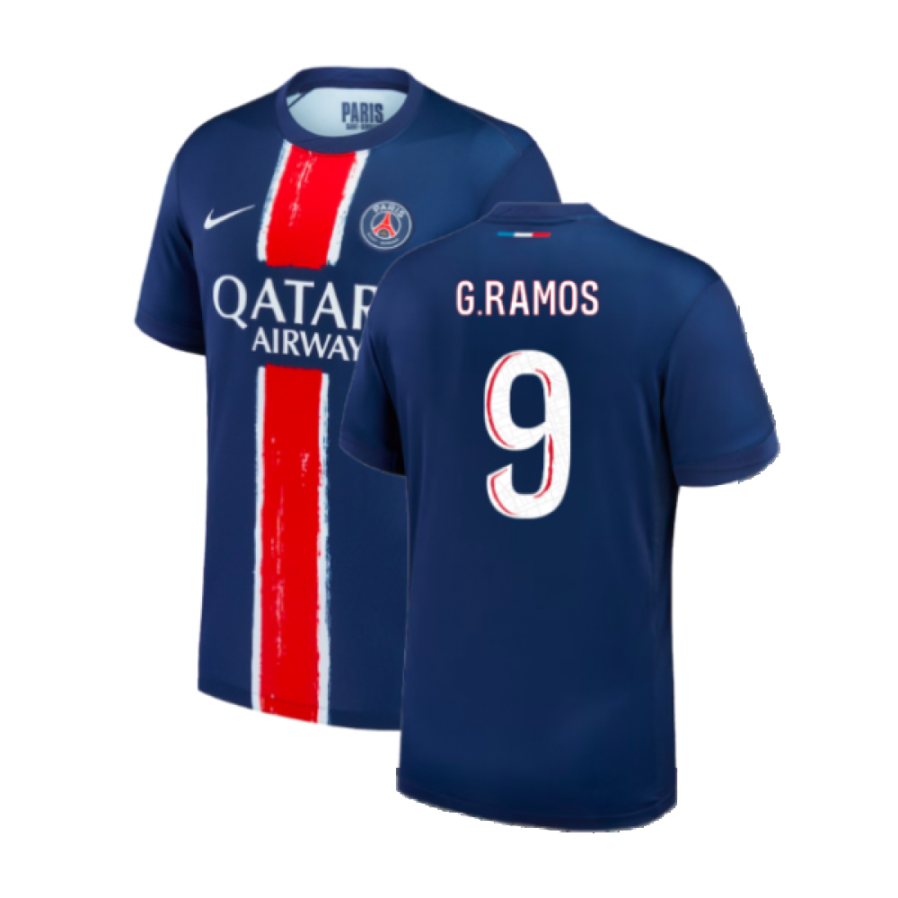 2024-2025 PSG Paris Saint Germain Home Shirt (G.Ramos 9)