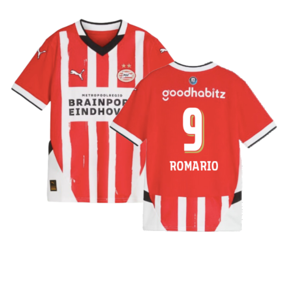 2024-2025 PSV Eindhoven Home Shirt (Kids) (Romario 9)