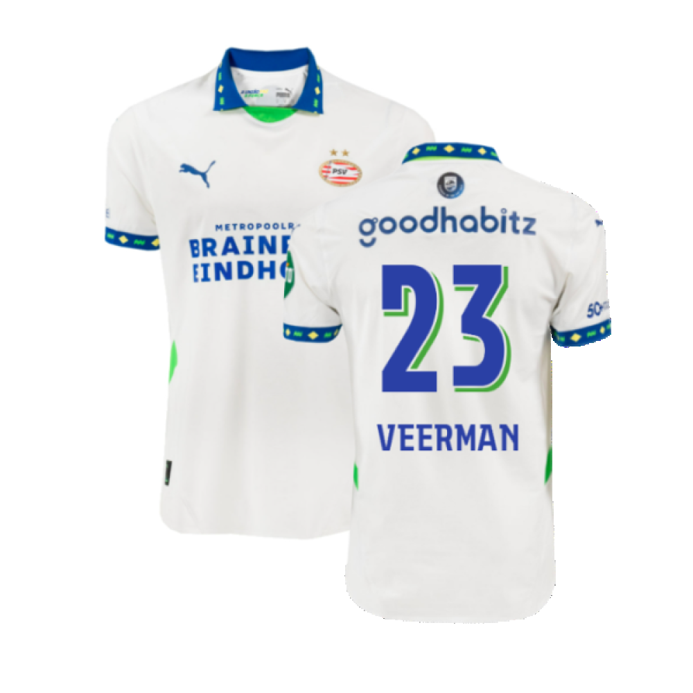 2024-2025 PSV Eindhoven Third Shirt (Veerman 23)