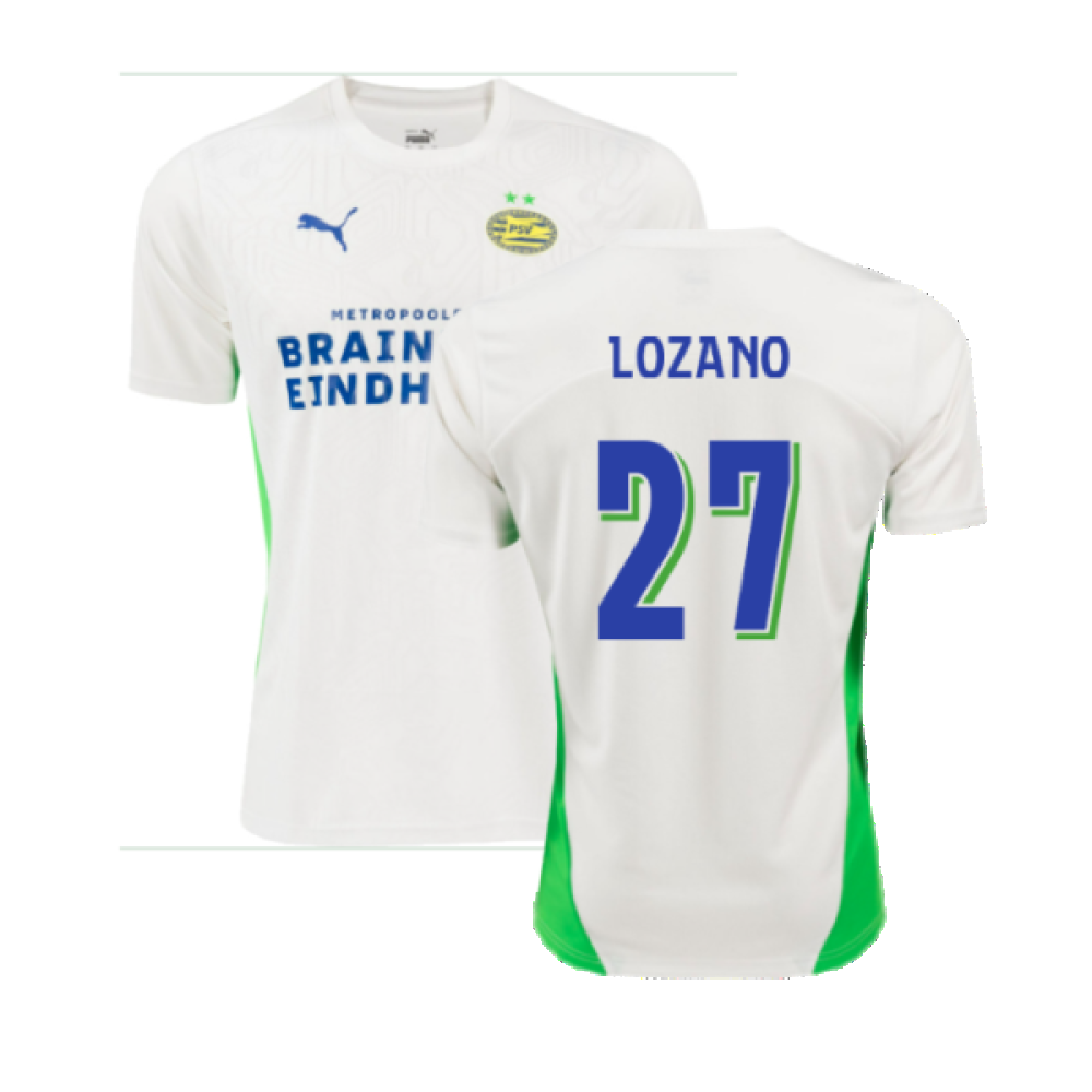 2024-2025 PSV Eindhoven Training Shirt (White) (Lozano 27)