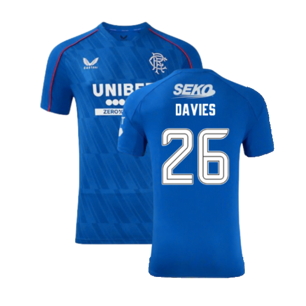 2024-2025 Rangers Authentic Pro Home Shirt (Davies 26)