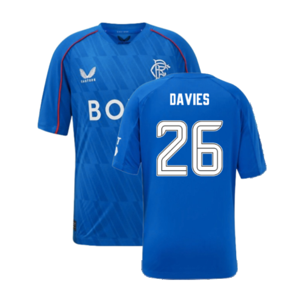 2024-2025 Rangers Home Shirt (Kids) (Davies 26)