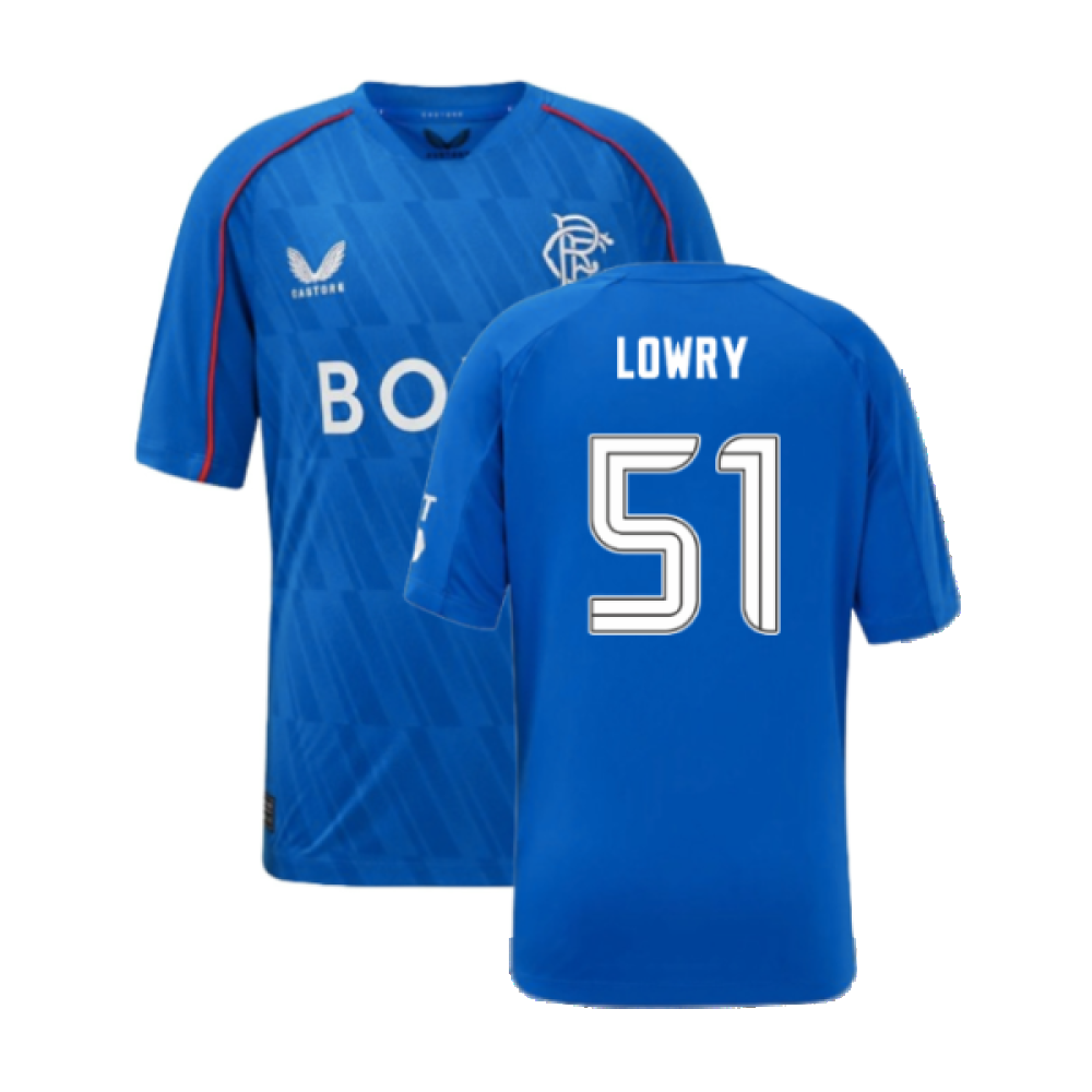 2024-2025 Rangers Home Shirt (Kids) (Lowry 51)