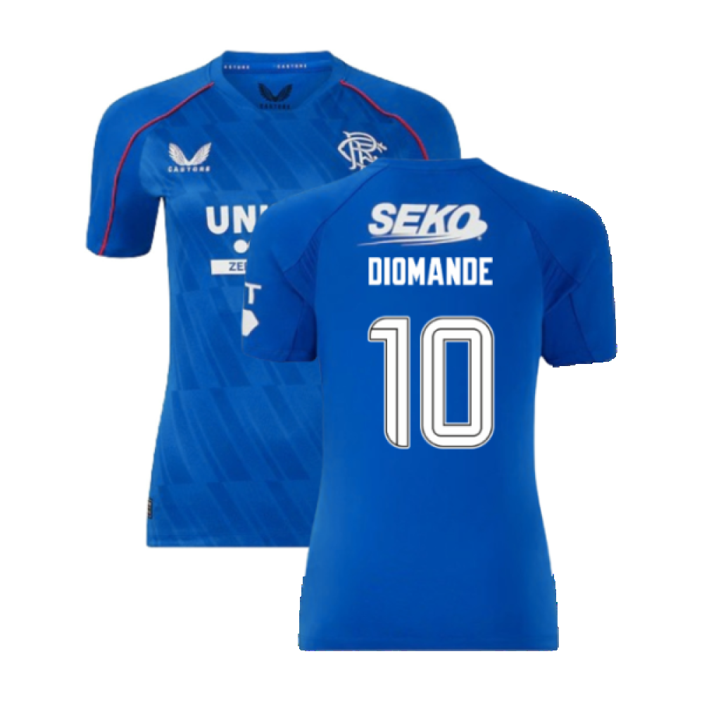 2024-2025 Rangers Home Shirt (Womens) (Diomande 10)