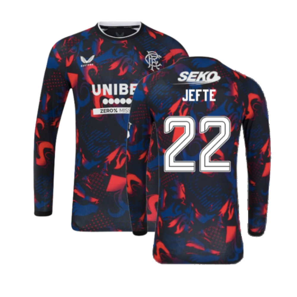 2024-2025 Rangers Long Sleeve Third Shirt (Jefte 22)