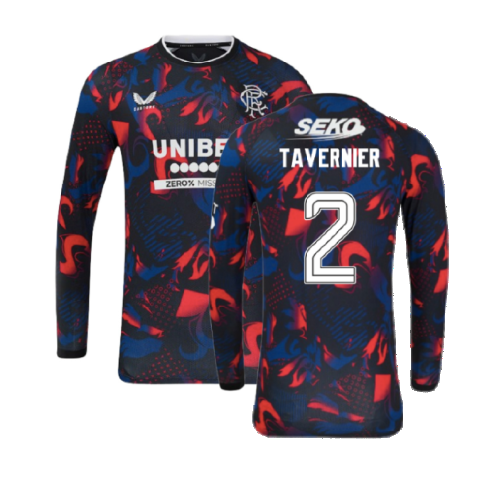 2024-2025 Rangers Long Sleeve Third Shirt (Tavernier 2)