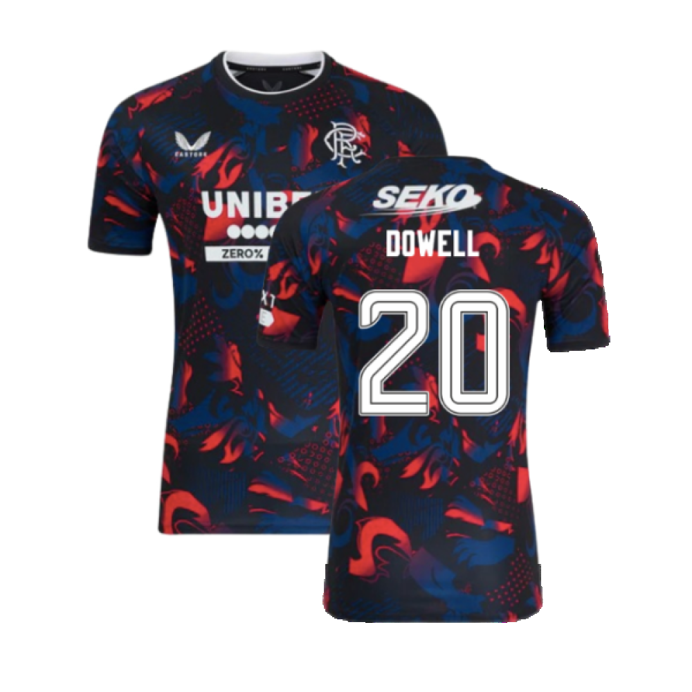 2024-2025 Rangers Third Authentic Pro Shirt (Dowell 20)