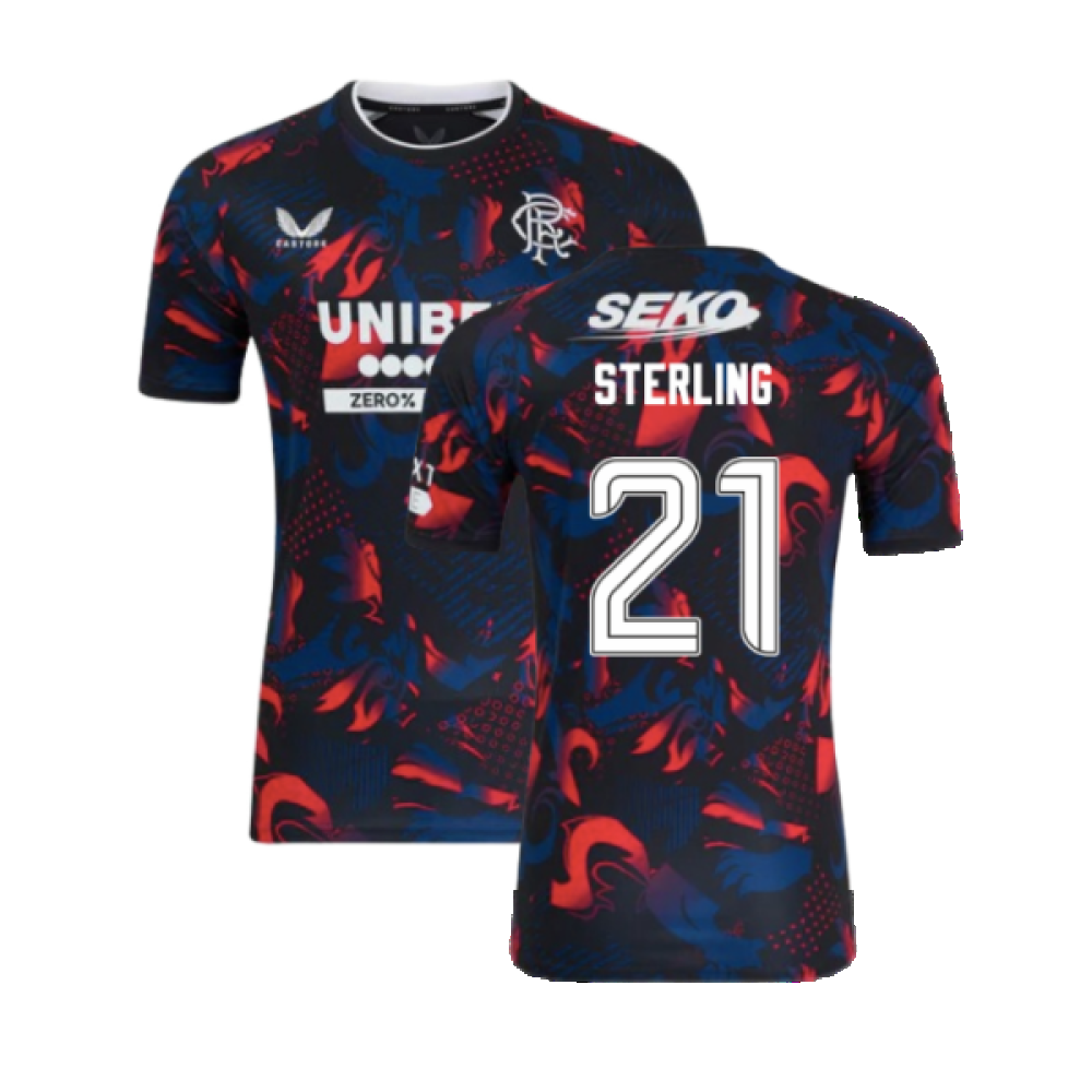 2024-2025 Rangers Third Authentic Pro Shirt (Sterling 21)