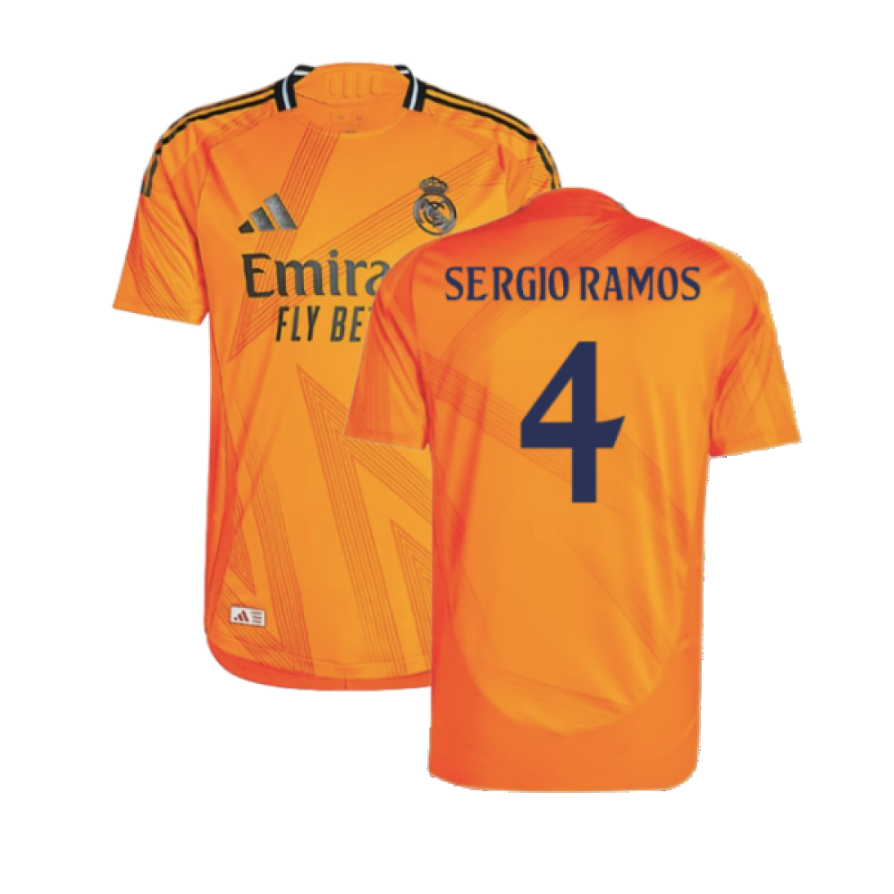 2024-2025 Real Madrid Authentic Away Shirt (Sergio Ramos 4)