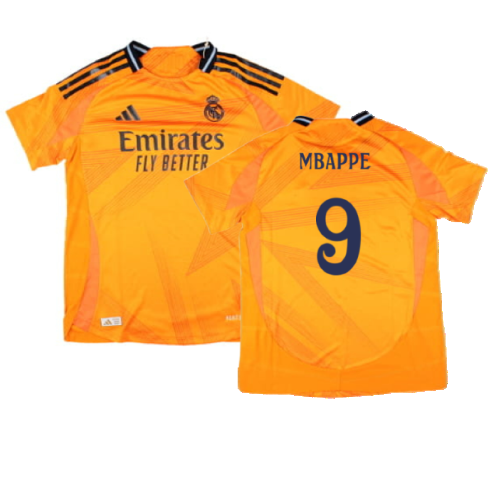 2024-2025 Real Madrid Authentic Away Shirt (Womens) (Mbappe 9)