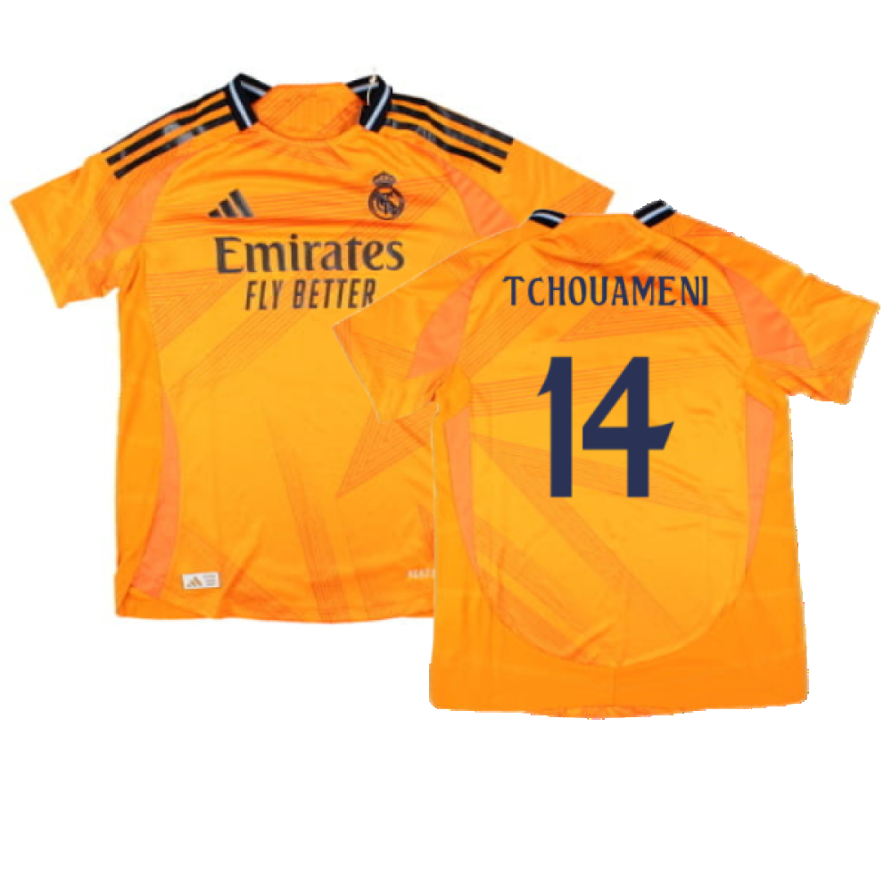 2024-2025 Real Madrid Authentic Away Shirt (Womens) (Tchouameni 14)