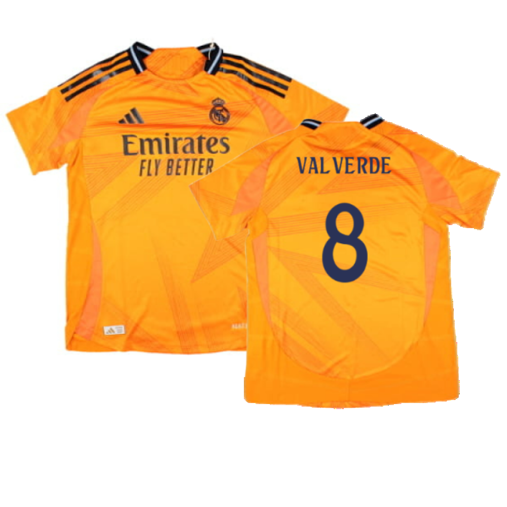 2024-2025 Real Madrid Authentic Away Shirt (Womens) (Valverde 8)