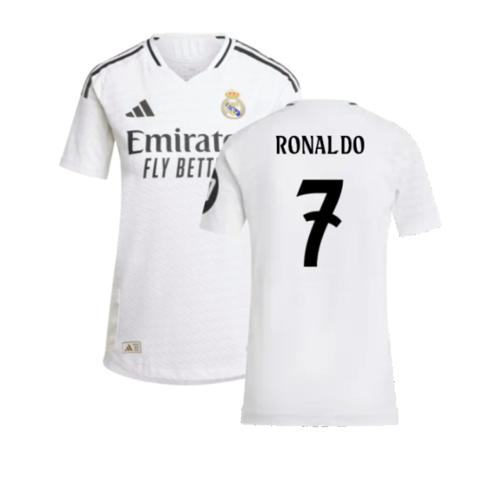 2024-2025 Real Madrid Authentic Home Shirt (Womens) (Ronaldo 7)