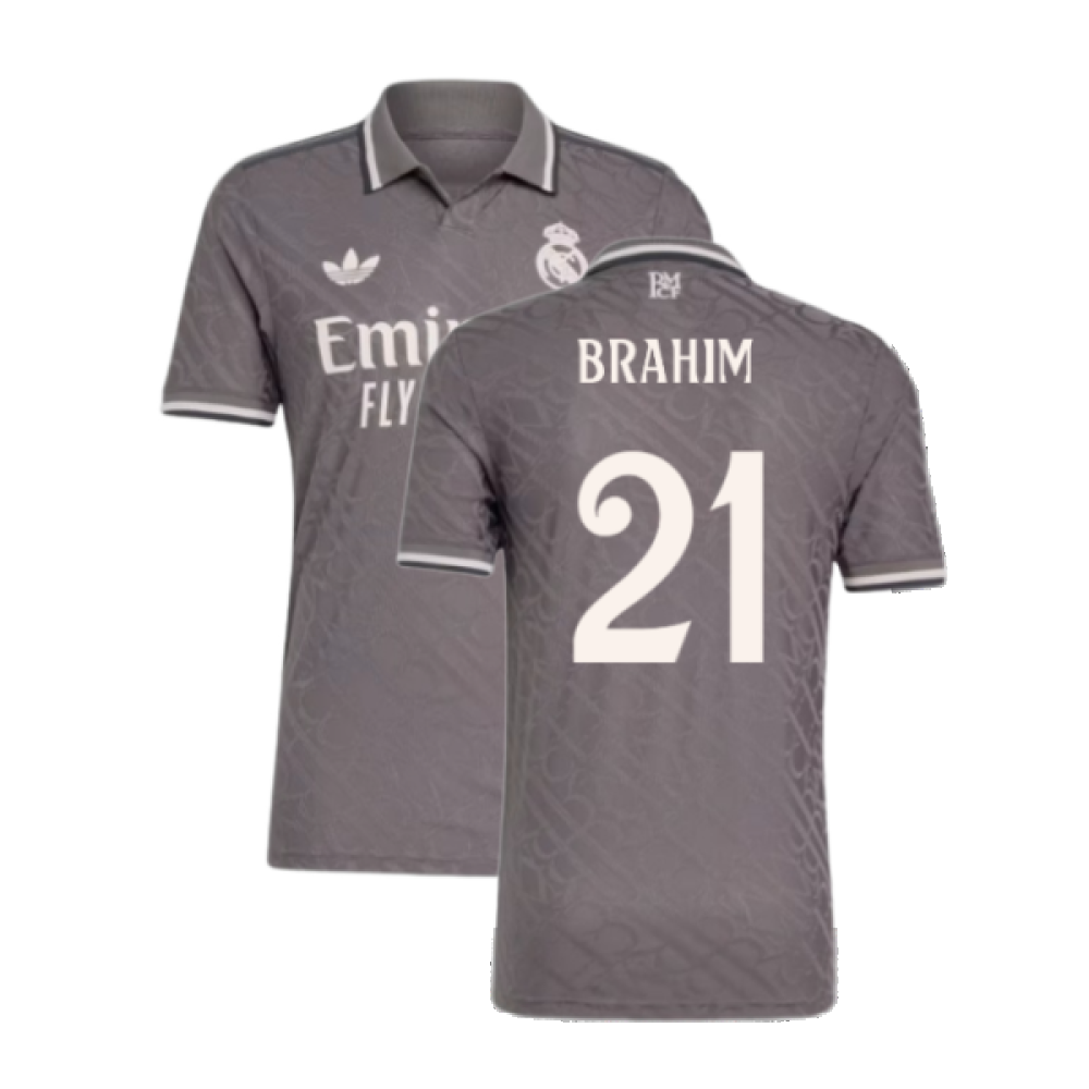 2024-2025 Real Madrid Authentic Third Shirt (Brahim 21)