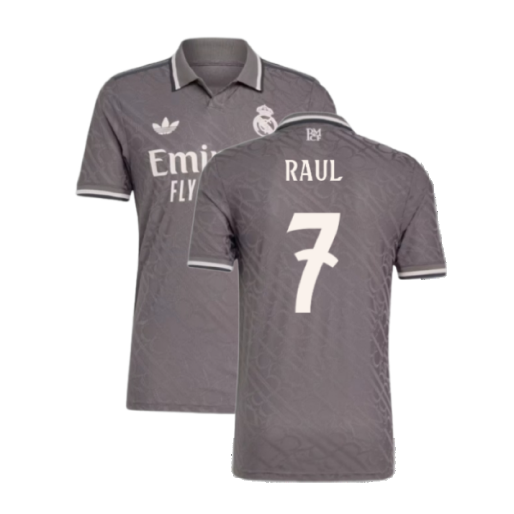 2024-2025 Real Madrid Authentic Third Shirt (Raul 7)