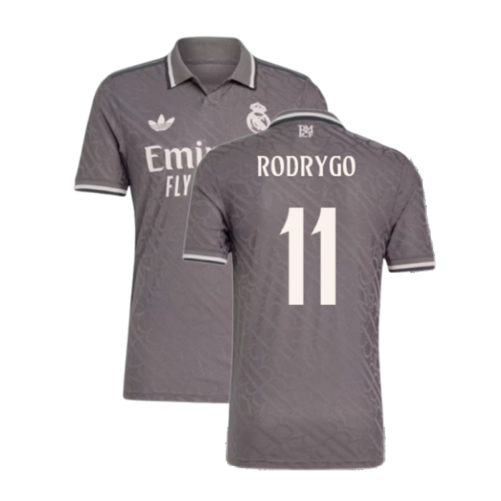 2024-2025 Real Madrid Authentic Third Shirt (Rodrygo 11)