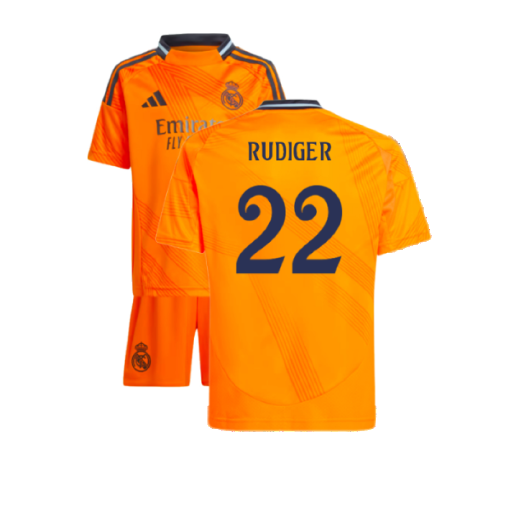 2024-2025 Real Madrid Away Mini Kit (Rudiger 22)