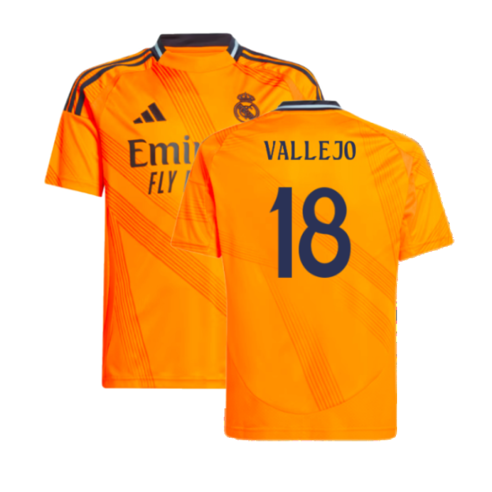 2024-2025 Real Madrid Away Shirt (Kids) (Vallejo 18)