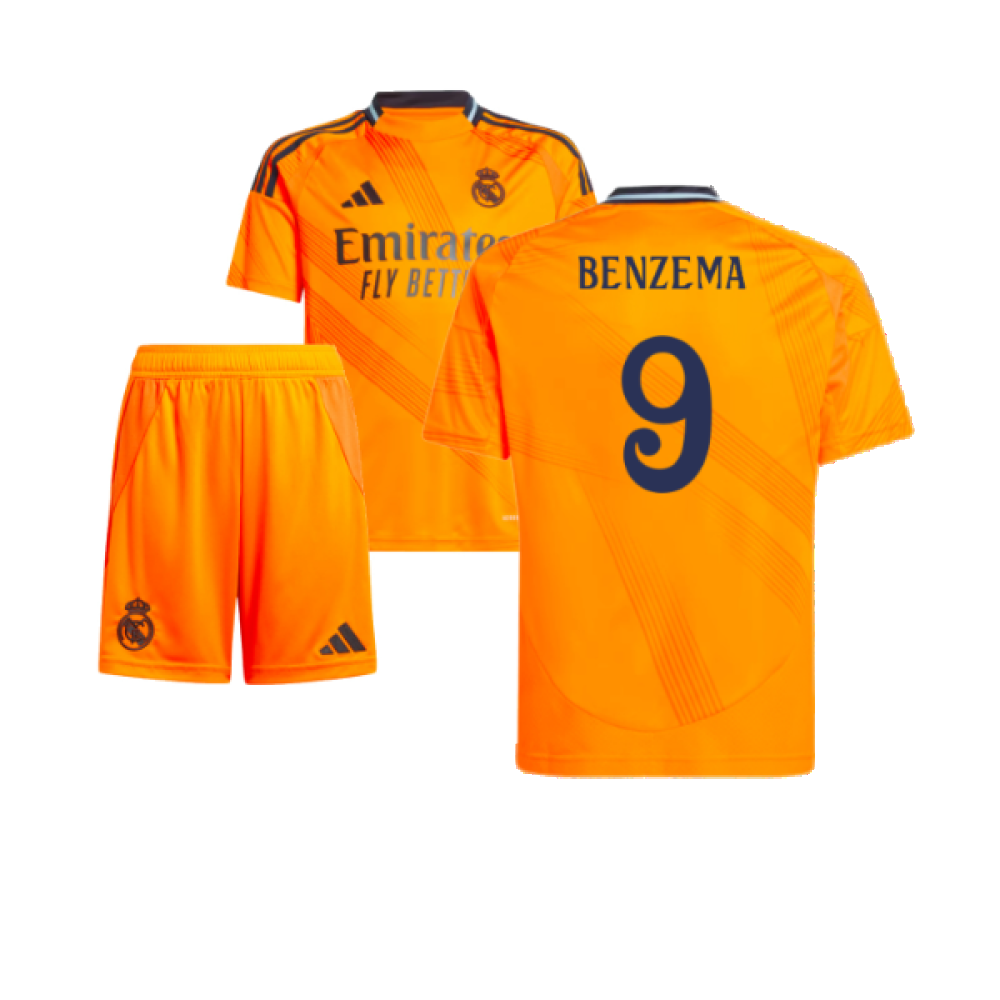 2024-2025 Real Madrid Away Youth Kit (Benzema 9)