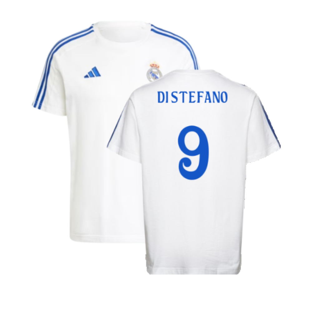 2024-2025 Real Madrid DNA Tee (White) (Di Stefano 9)