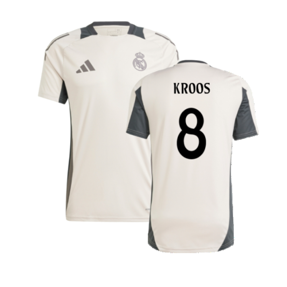 2024-2025 Real Madrid EU Training Jersey (Putty Mauve) (Kroos 8)