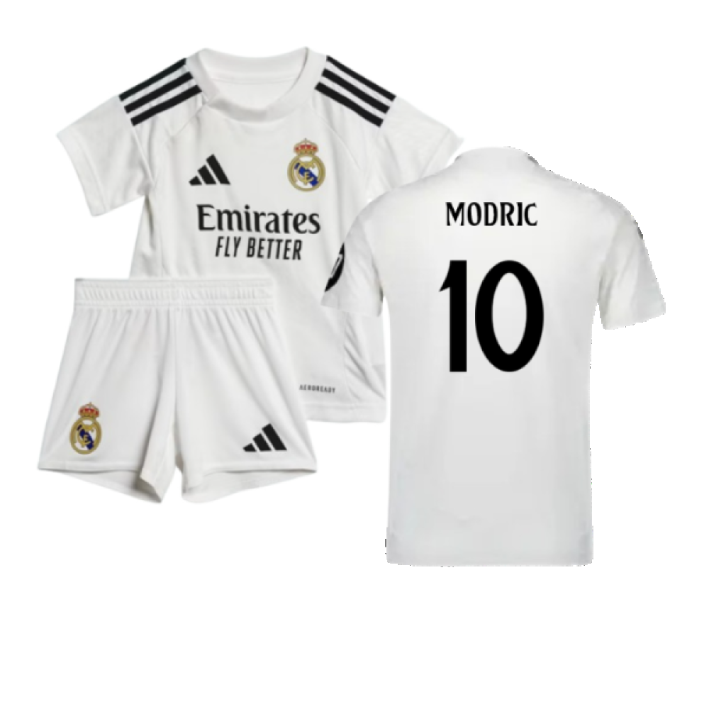 2024-2025 Real Madrid Home Baby Kit (Modric 10)