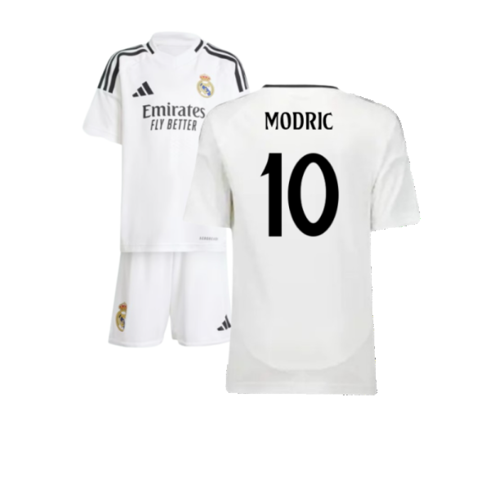 2024-2025 Real Madrid Home Mini Kit (Modric 10)