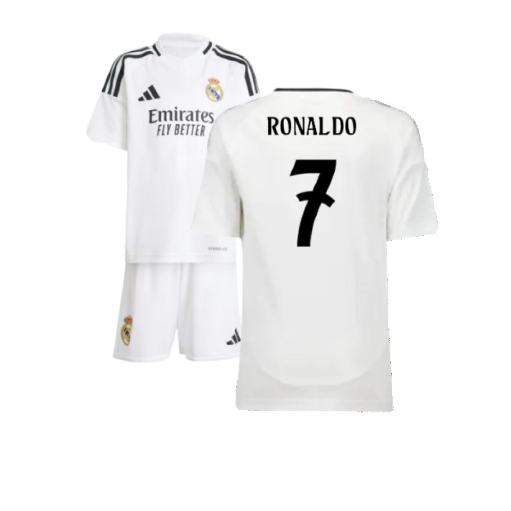 2024-2025 Real Madrid Home Mini Kit (Ronaldo 7)